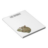 Tarsier Cartoon Illustration Notizblock (angewinkelt)