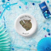 Tarsier Cartoon Illustration Pappteller (Party)