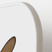 Tarsier Cartoon Illustration Pickleball Schläger (Linke Seite)