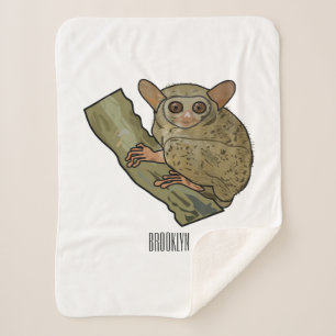 Tarsier Cartoon Illustration Sherpadecke