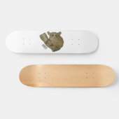 Tarsier Cartoon Illustration Skateboard (Horizontal)
