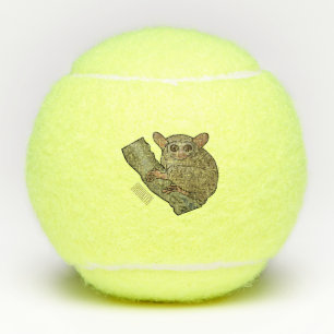 Tarsier Cartoon Illustration Tennisbälle