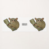 Tarsier Cartoon Illustration Yogamatte (Rückseite (Horizontal))
