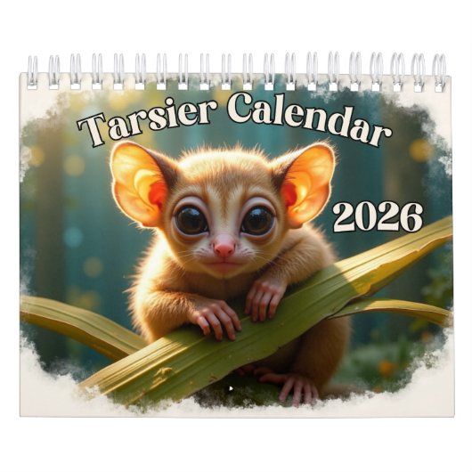 Tarsier-Kalender 2026 Kalender (Titelbild)