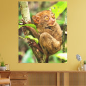 Tarsier Monkey Wildlife Süße Tier Leinwanddruck (Insitu (Wohnzimmer))