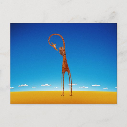 Tarsier Postkarte (Vorderseite)