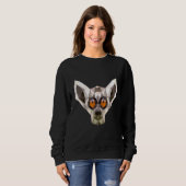 Tarsier Primat Monkey Polygon Monkey Artists Sweatshirt (Vorne ganz)