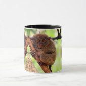 Tarsier Schwarz-Griff-Tasse Tasse (Zentrum)
