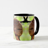 Tarsier Schwarz-Griff-Tasse Tasse (VorderseiteRechts)