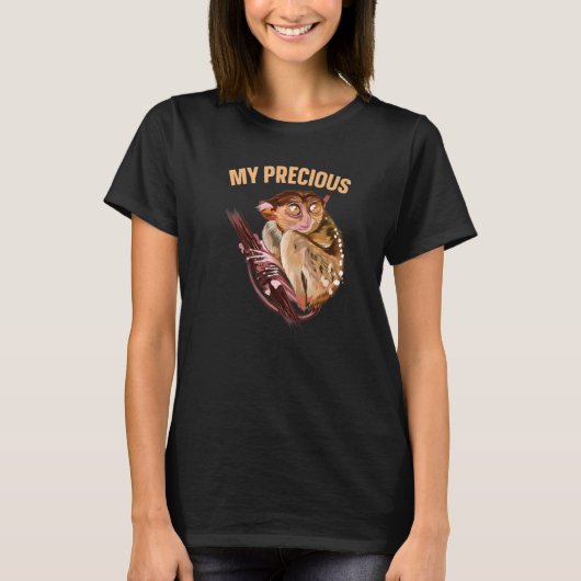 Tarsier Wildtier Whisperer T-Shirt (Vorderseite)