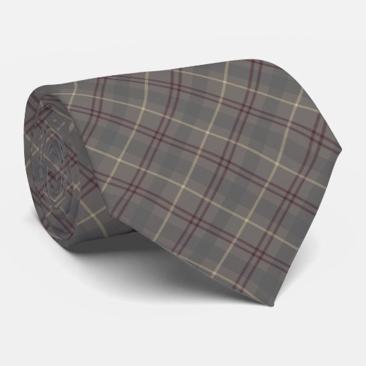 Tartan 3 Krawatte (Gerollt)
