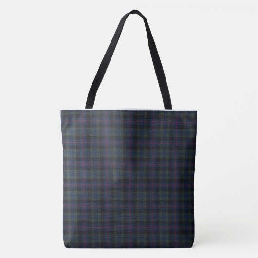 Tartan All-over-Print Tote Bag, groß Tasche (Vorderseite)
