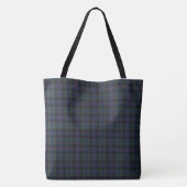 Tartan All-over-Print Tote Bag, groß Tasche (Rückseite)