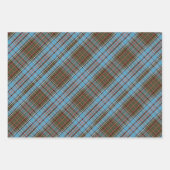 Tartan Anderson Clan Checkered Muster Kariert Geschenkpapier Set (Vorderseite 3)