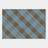 Tartan Anderson Clan Checkered Muster Kariert Geschenkpapier Set (Vorderseite 2)