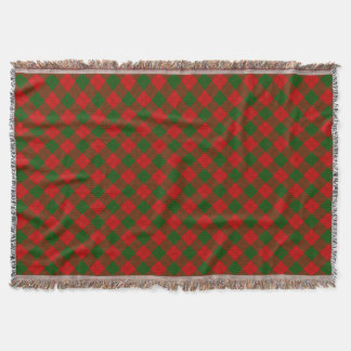 Tartan Areskyn Erskine Red Green Stripes Decke