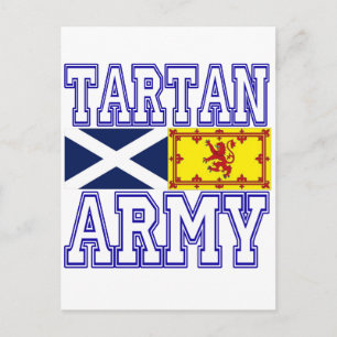 Tartan Army Postkarte