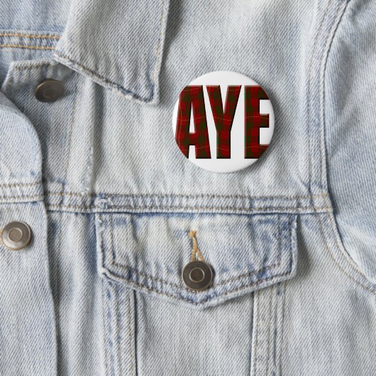Tartan Aye Button (Beispiel)