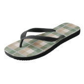 Tartan Badesandalen (Schrägansicht)