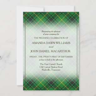 Tartan Beauty Clan Arthur MacArthur Schottisches K