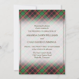 Tartan Beauty Clan Cumming Hunting Scott Kariert