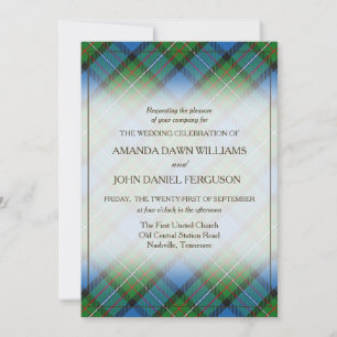 Tartan Beauty Clan Fergusson Scottish Kariert