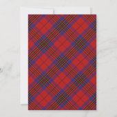 Tartan Beauty Clan Leslie Red Scottish Kariert (Rückseite)