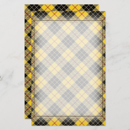 Tartan Beauty Clan MacLeod von Lewis Scottish Kari Briefpapier (Vorne/Hinten)