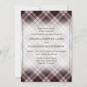 Tartan Beauty Clan MacPherson Scottish Kariert