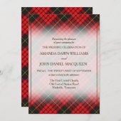 Tartan Beauty Clan MacQueen Scottish Kariert (Vorne/Hinten)