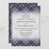 Tartan Beauty Clan Napier Scottish Kariert (Vorne/Hinten)