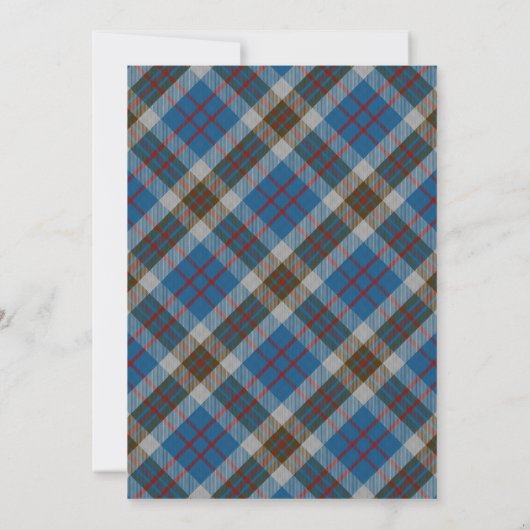 Tartan Beauty Clan Thompson Blue Gray Kariert (Rückseite)