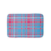 Tartan blau und rot badematte (Vorderseite)