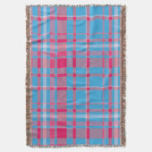 Tartan blau und rot decke (Vorderseite Vertikal)