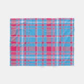 Tartan blau und rot fleecedecke (Vorderseite (Horizontal))