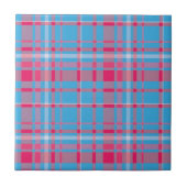 Tartan blau und rot fliese (Vorderseite)