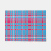 Tartan blau und rot fußmatte (Vorderseite)