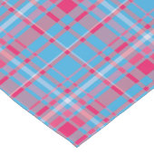 Tartan blau und rot kurzer tischläufer (Ecke)