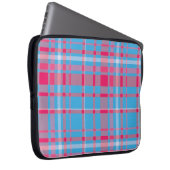 Tartan blau und rot laptopschutzhülle (Vorne Rechts)