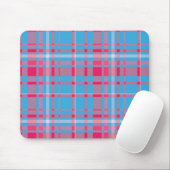 Tartan blau und rot mousepad (Mit Mouse)