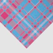 Tartan blau und rot seidenpapier (Ausschnitt)
