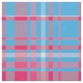Tartan blau und rot stoff (Nahaufnahme)