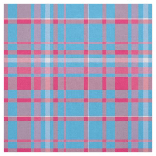 Tartan blau und rot stoff (Muster)