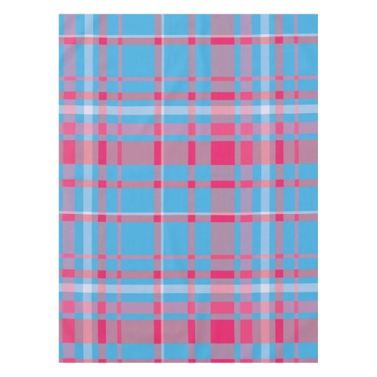 Tartan blau und rot tischdecke (Vorderseite)