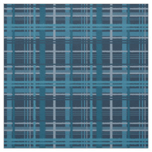 Tartan-blaues Muster Stoff