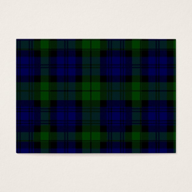 Tartan Blue Green Kariert (Vorderseite)