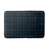 Tartan Blue Green Kariert Badematte (Vorderseite)