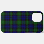 Tartan Blue Green Kariert Case-Mate iPhone Hülle (Rückseite (Horizontal))