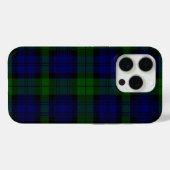 Tartan Blue Green Kariert Case-Mate iPhone Hülle (Rückseite (Horizontal))