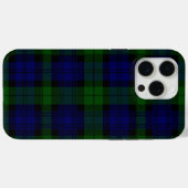 Tartan Blue Green Kariert Case-Mate iPhone Hülle (Rückseite (Horizontal))